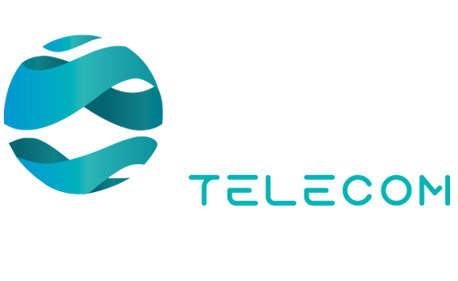 Logo OSI Telecom horizontal Branco